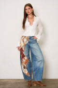 Jeans barrel caballos