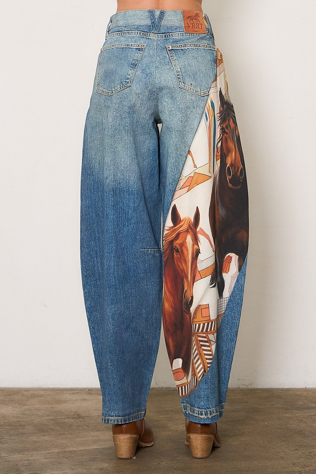 Jeans barrel caballos