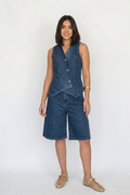 Set denim bermuda