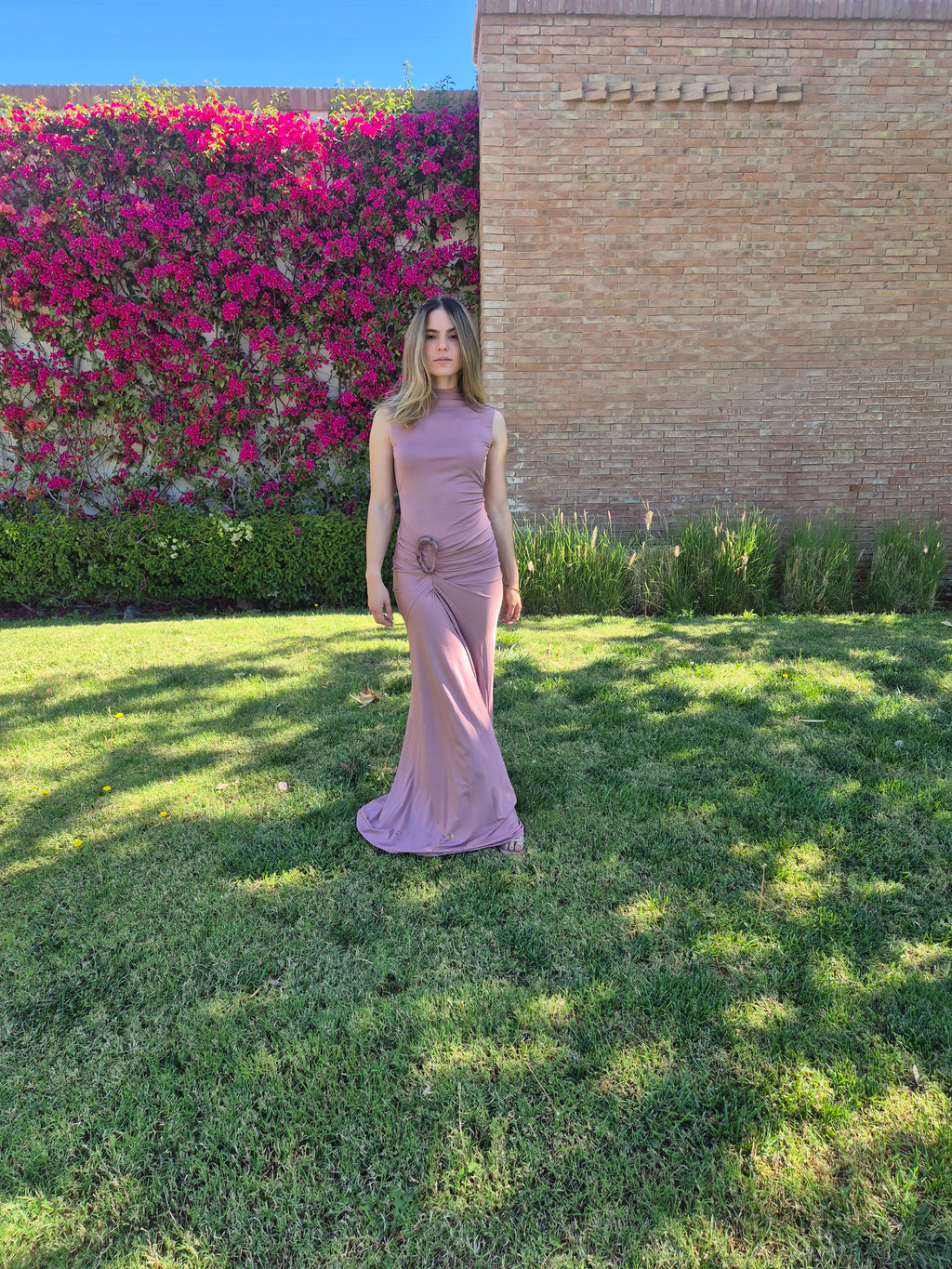 Vestido malva