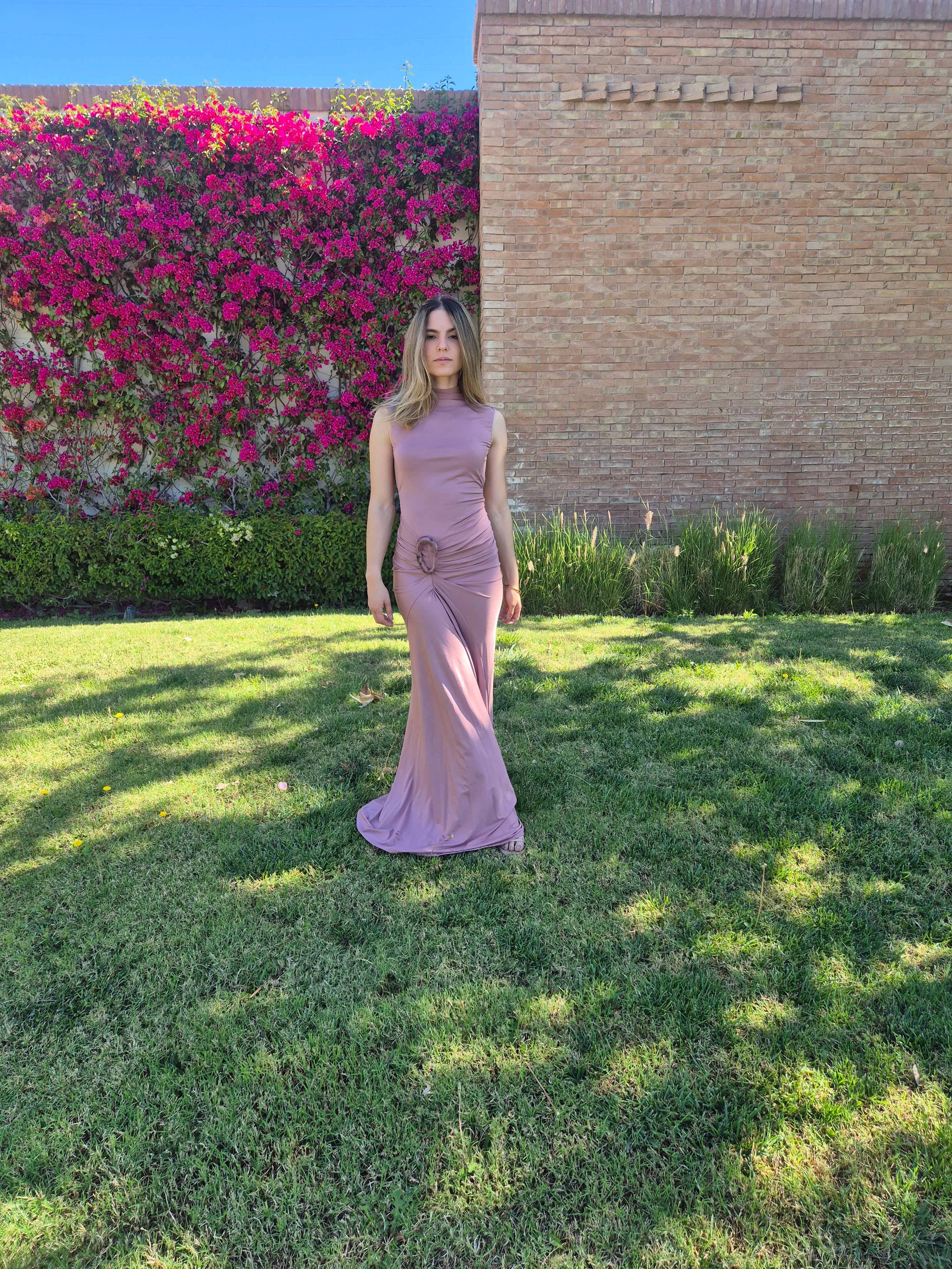 Vestido malva