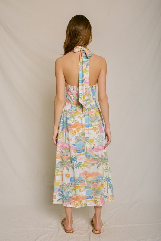 Vestido tropical