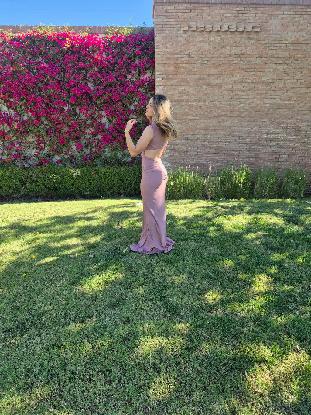 Vestido malva
