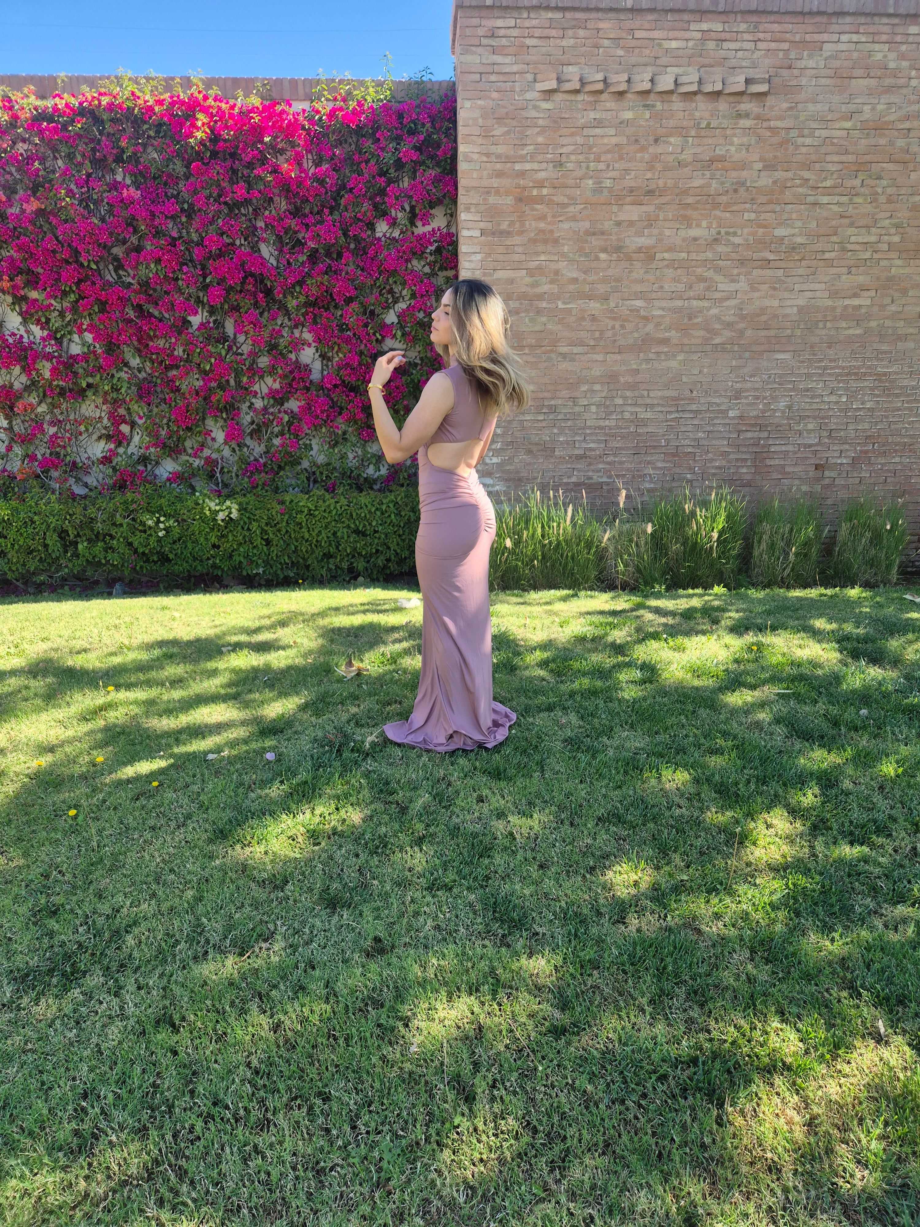 Vestido malva