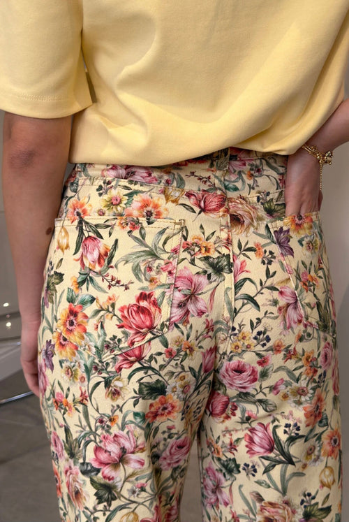 Jeans florales