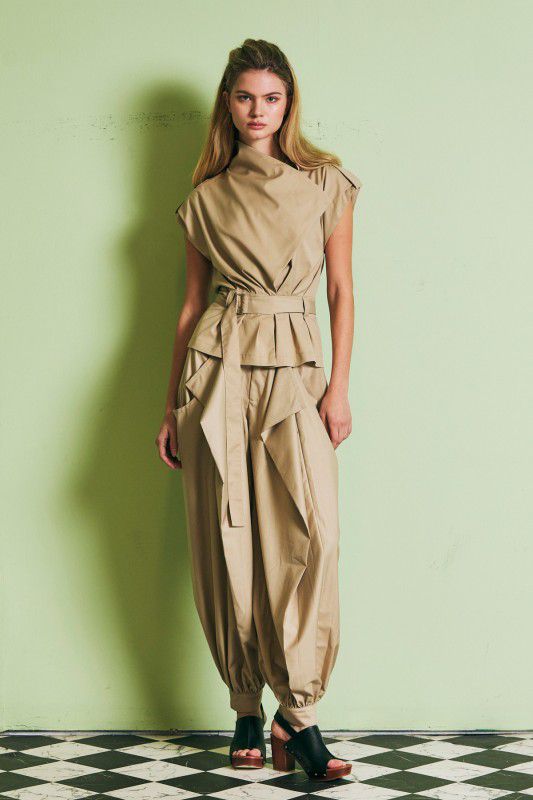 Set cuello cruzado