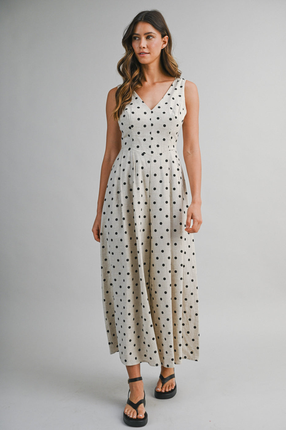Jumpsuit polka dots
