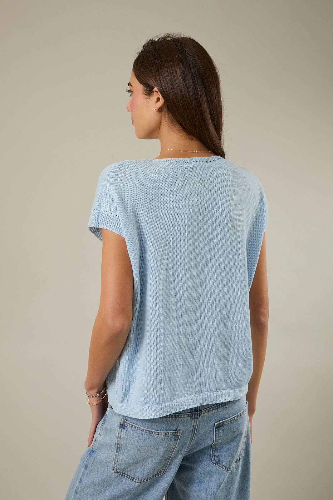 Blusa de punto con limas