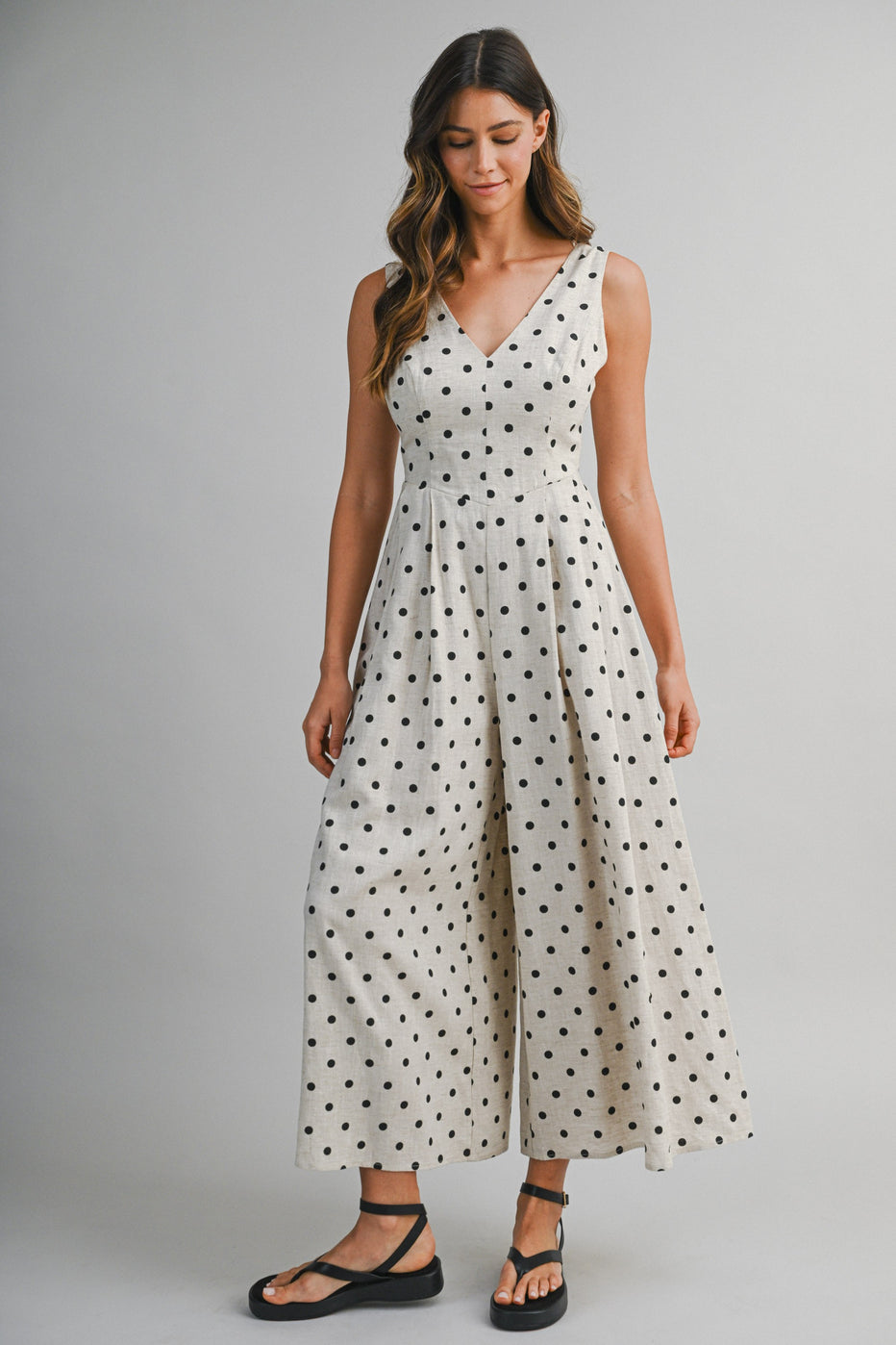 Jumpsuit polka dots