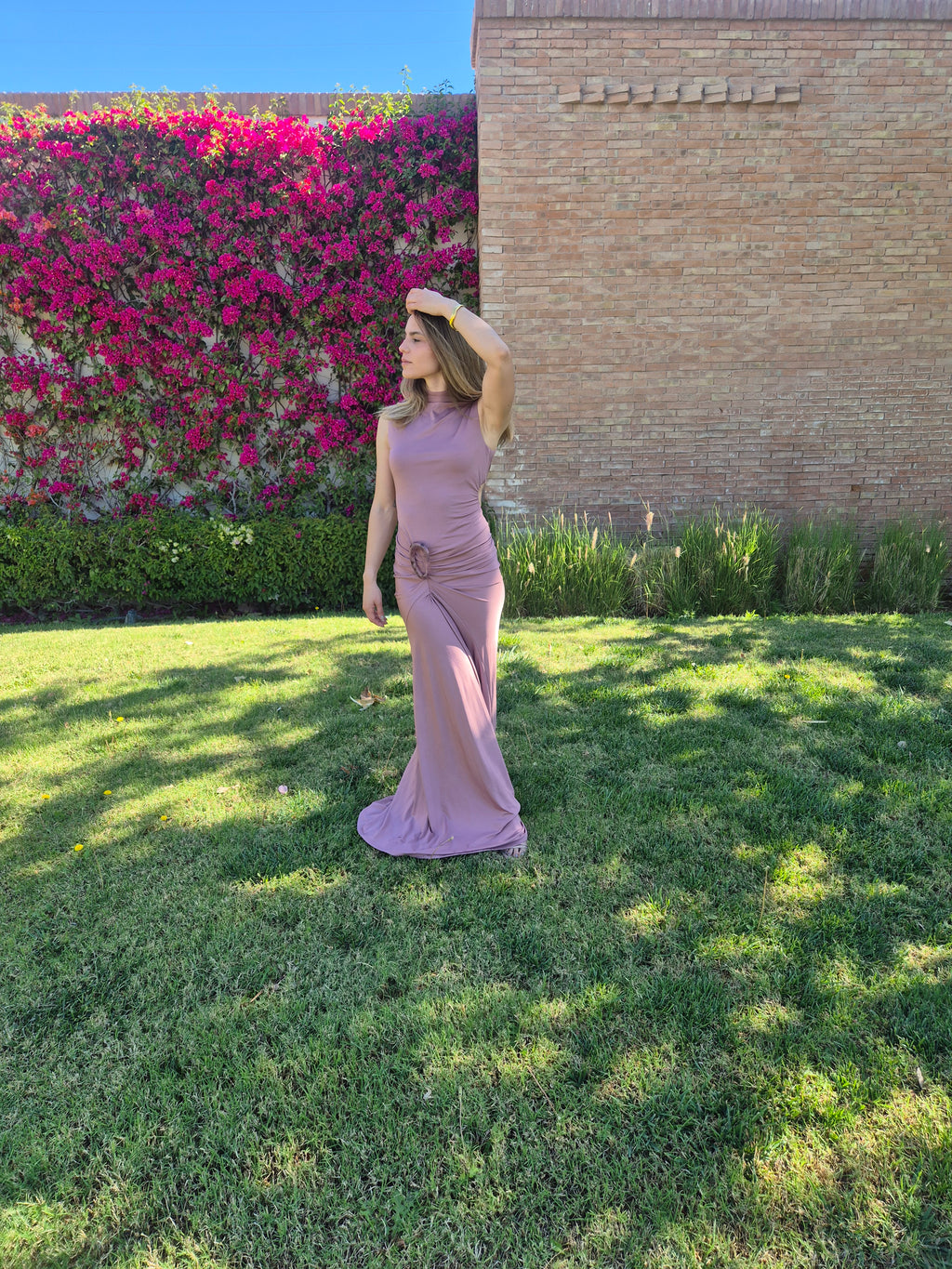 Vestido malva